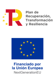 Logos Plan de Recuperación, Transformación y Resiliencia y Financiado por la UE Next Generation EU